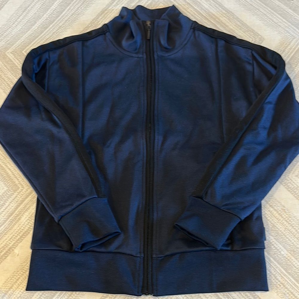 Molo Boys Navy Blue Zip-Up Athletic Jacket